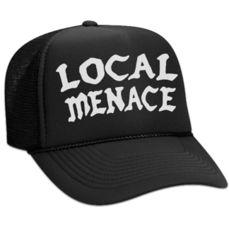 Black Local Menace Trucker Hat