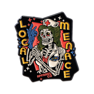 Menace of the State Enamel Pin